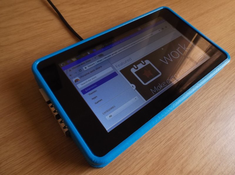 The 7" Raspberry Pi tablet